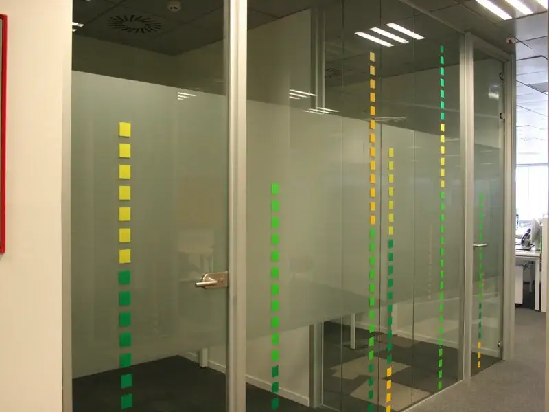 BP — Aluminium and glazed office partitions BP project — image 2