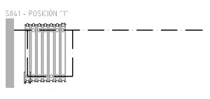 Panel parking stack geometry