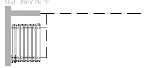 Panel parking stack geometry