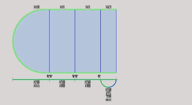 styleGLASS Sección Vertical Coronación