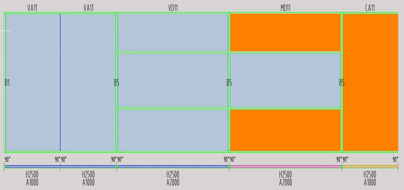 styleSPACE Sección Vertical Coronación