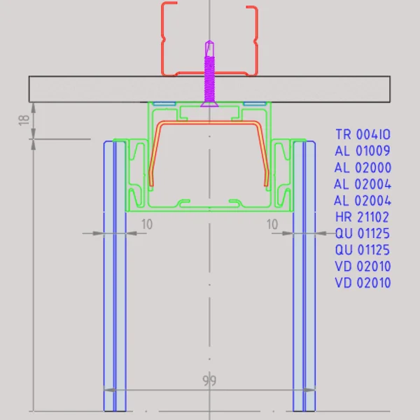 styleSMART sección sertical coronación