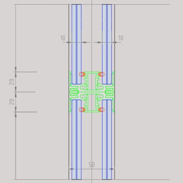 styleSPACE Sección Vertical Coronación