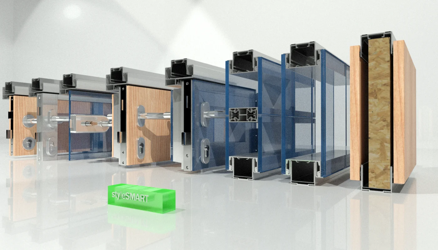 Mamparas divisoria oficina StyleSMART 3D