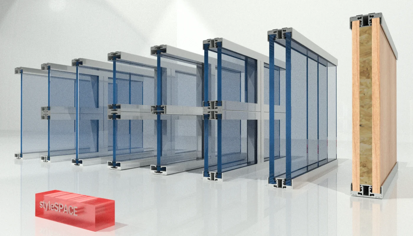 Mamparas para oficinas StyleSPACE 3D