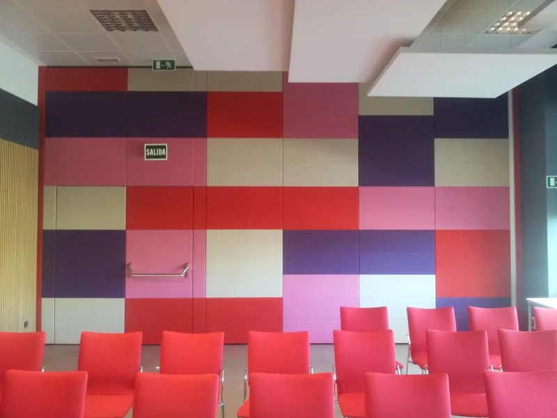 Mamparas divisorias de oficinas proyecto IBERIA en MADRID ESPAÑA